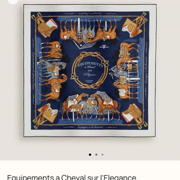replica,repliche,fake,1:1,earrings,bracelet,ring,jewelry SHMS260918 Momme Double-face 90x90cm Twill Silk Hermès “Equestrian Elegance” (NJSUY7)