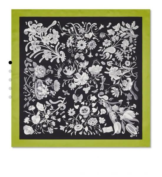 replica,repliche,fake,1:1,earrings,bracelet,ring,jewelry SGC260218 Momme Double-face 90x90cm Twill Silk Gucci “All-over Floral” (E6YJ0B)