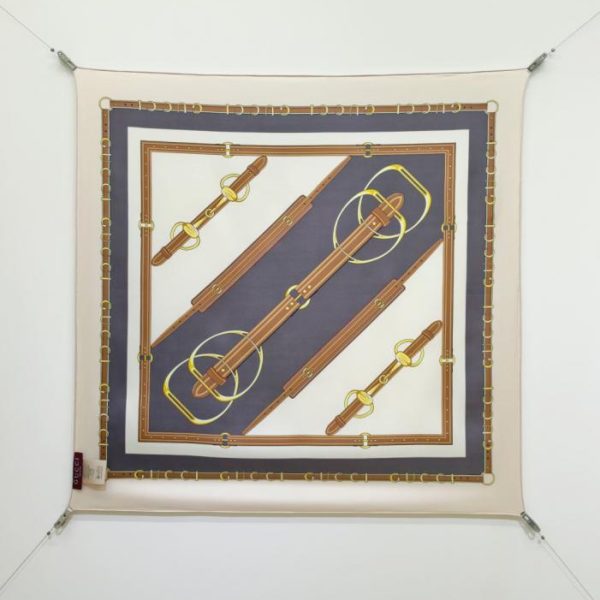 replica,repliche,fake,1:1,earrings,bracelet,ring,jewelry SGC261018 Momme Double-sided 90x90cm Twill Silk Gucci (WR59HZ)