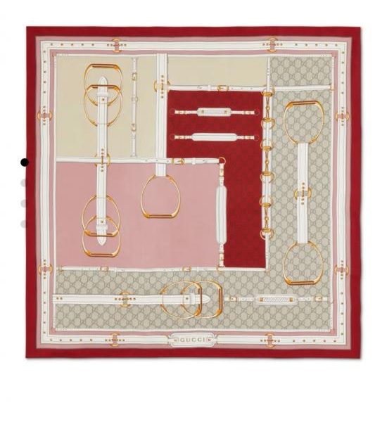 replica,repliche,fake,1:1,earrings,bracelet,ring,jewelry SGC261118 Momme Double-sided 90x90cm Twill Silk Gucci (DXR1N1)