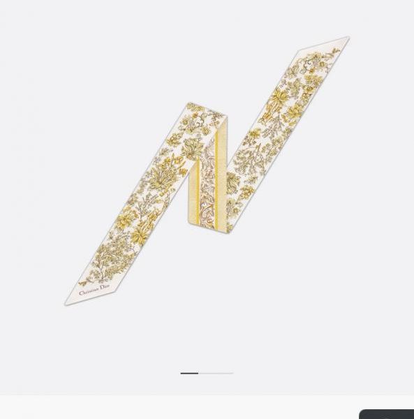 replica,repliche,fake,1:1,earrings,bracelet,ring,jewelry PDO2512 Tessuto in twill di seta Dior “Millefiori” a doppio strato, fronte-retro, 6×105 cm (3RNVEW)