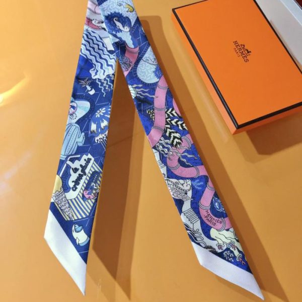 replica,repliche,fake,1:1,earrings,bracelet,ring,jewelry HMS2429 Hermes New Twilly [Water Park]‼ Realizzato in seta twill di altissima qualità (B4ZWY7)