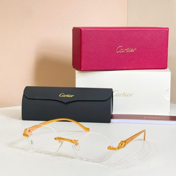replica,repliche,fake,1:1,earrings,bracelet,ring,jewelry Occhiali da vista senza montatura Cartier con lenti graduate, MODELLO CT0915S (9RWAHT)