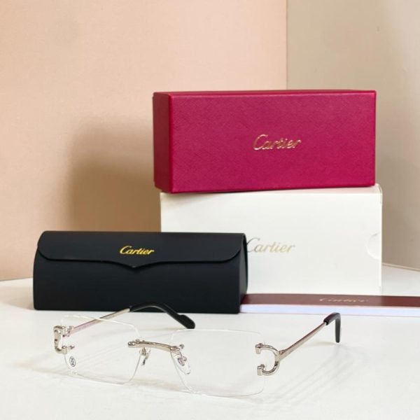 replica,repliche,fake,1:1,earrings,bracelet,ring,jewelry Occhiali da vista senza montatura Cartier con lenti graduate, MODELLO CT0912S (3TIVYF)