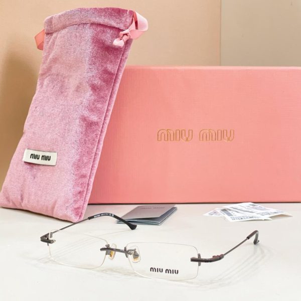 replica,repliche,fake,1:1,earrings,bracelet,ring,jewelry Montatura per occhiali senza montatura MIUMIU con lenti graduate MODELLO MU 02 (0VBJ6S)