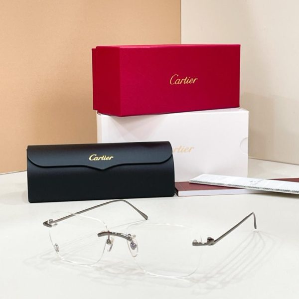 replica,repliche,fake,1:1,earrings,bracelet,ring,jewelry Occhiali da vista Cartier, modello CT03182MS(8LSUD2)