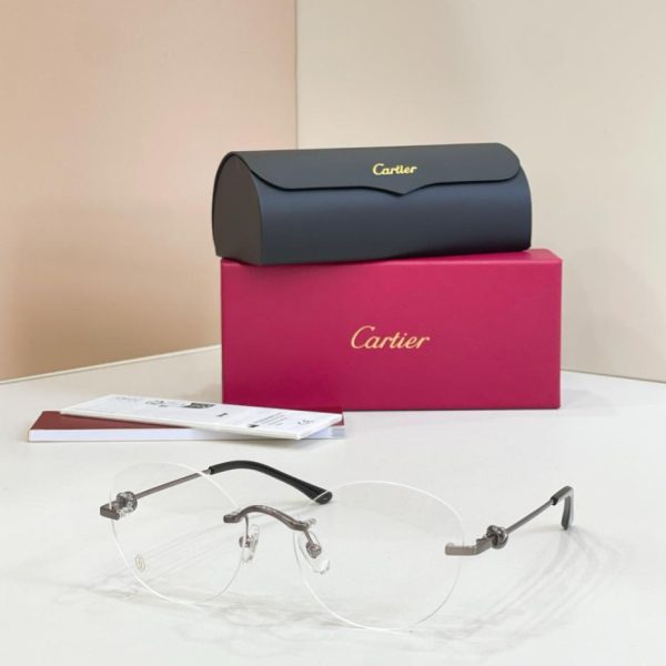 replica,repliche,fake,1:1,earrings,bracelet,ring,jewelry Occhiali da vista Cartier, modello CT0376O (E9W1UA)