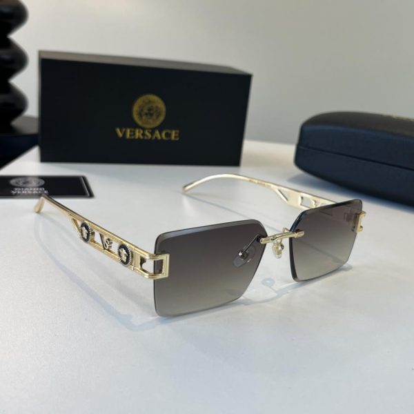 replica,repliche,fake,1:1,earrings,bracelet,ring,jewelry Occhiali da sole alla moda Versace in stile europeo e americano, occhiali da uomo, visiere parasole da uomo (6HLCIR)