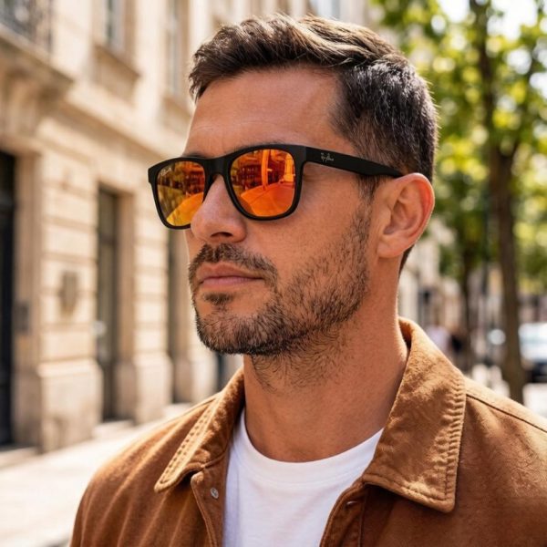 replica,repliche,fake,1:1,earrings,bracelet,ring,jewelry Occhiali da sole Ray-Ban alla moda per uomo e donna, lenti in vetro, modello RB2101(X48XHN).