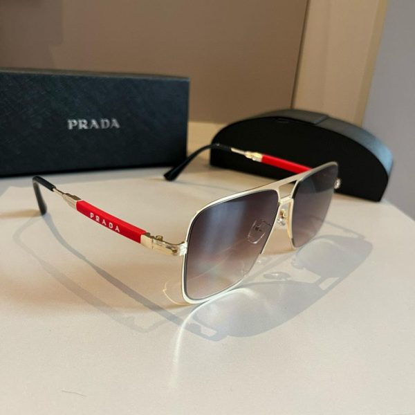replica,repliche,fake,1:1,earrings,bracelet,ring,jewelry Occhiali da sole polarizzati PRADA, occhiali da sole da guida da uomo di alta gamma, di tendenza, eleganti e versatili (56Hz BL).