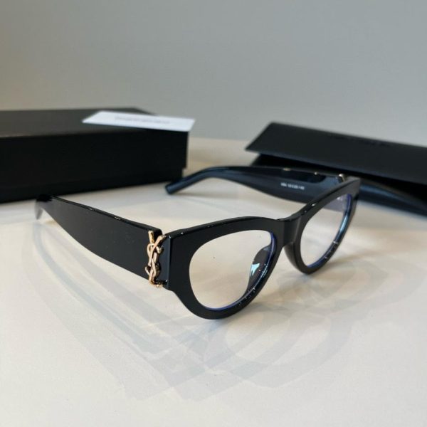 replica,repliche,fake,1:1,earrings,bracelet,ring,jewelry Nuovi occhiali da sole YSL con logo YSL sul lato (RQI41W)