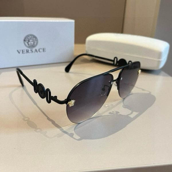replica,repliche,fake,1:1,earrings,bracelet,ring,jewelry Occhiali da sole alla moda Versace in stile europeo e americano, occhiali da sole polarizzati unisex, visiere parasole da uomo (AORN0S)