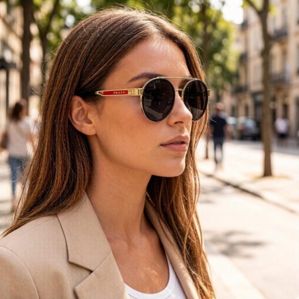 Occhiali da sole da guida da uomo PRADA di alta qualità, alla moda, eleganti e versatili (ONBYSR)