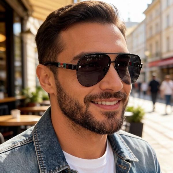 replica,repliche,fake,1:1,earrings,bracelet,ring,jewelry Gli occhiali da sole di tendenza di Gucci, un must-have per la protezione solare e per valorizzare il viso (JS0WAH)