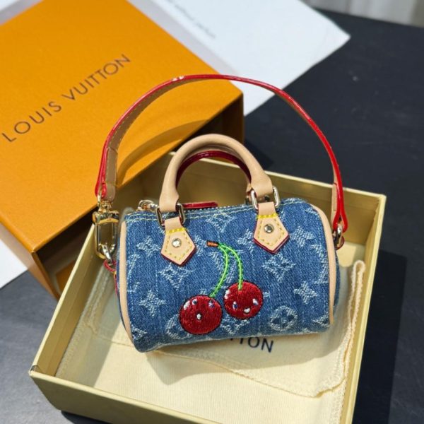 Nuova federa per cuscino con ricamo di ciliegie LV per borsa M02535(2A19E7)