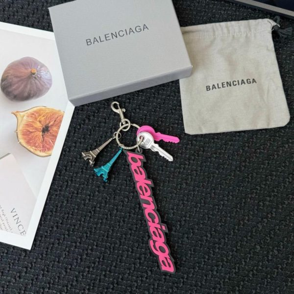 Nuovo portachiavi piccolo Balenciaga Rodeo (V1Z33W)