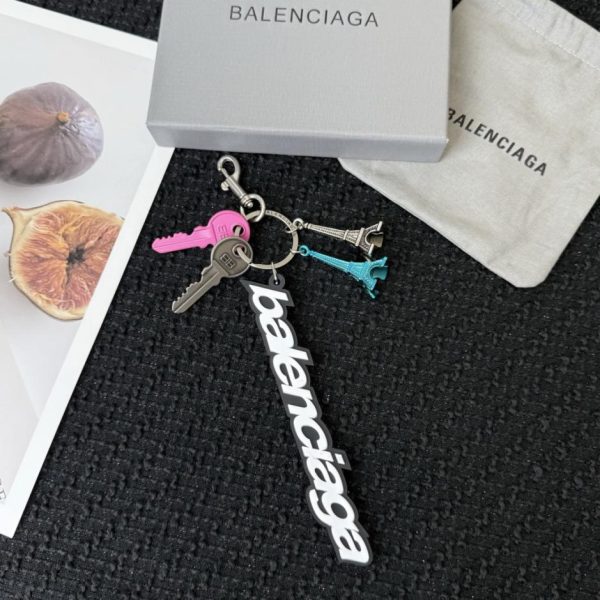 Nuovo portachiavi piccolo Balenciaga Rodeo (XYUH18)