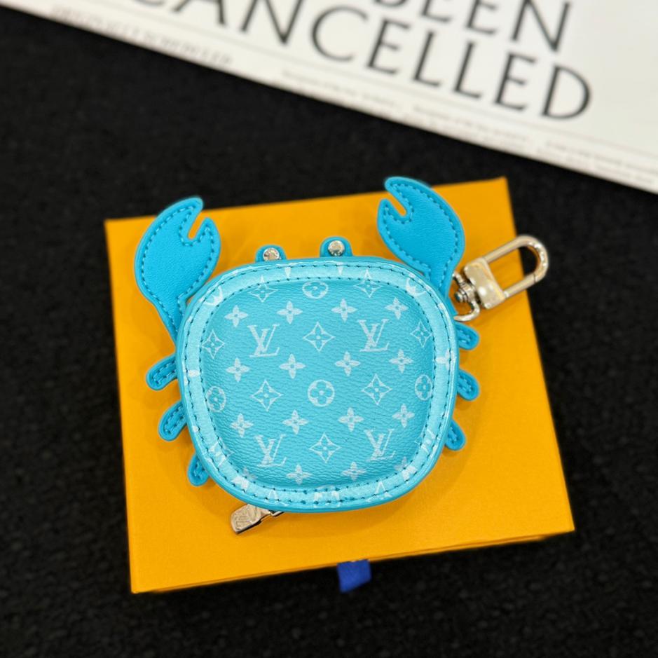 replica,repliche,fake,1:1,earrings,bracelet,ring,jewelry Accessorio per occhi e custodia per auricolari Louis Vuitton a tema granchio (T44NWJ)