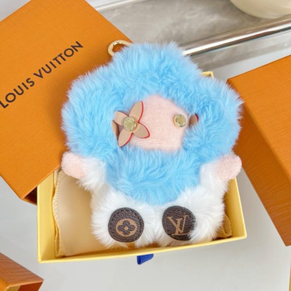 replica,repliche,fake,1:1,earrings,bracelet,ring,jewelry Nuovo portachiavi in ​​peluche Vivienne a forma di girasole rosa (CM1LGG)