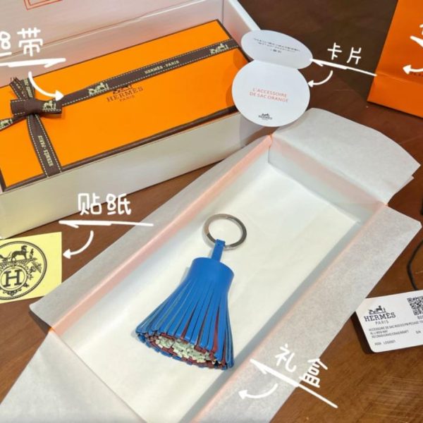 replica,repliche,fake,1:1,earrings,bracelet,ring,jewelry Nuovo arrivo: portachiavi Hermès Carmen uno dos kering con nappa singola a sfera, realizzato a mano in pelle di agnello importata (X4Q5G3)