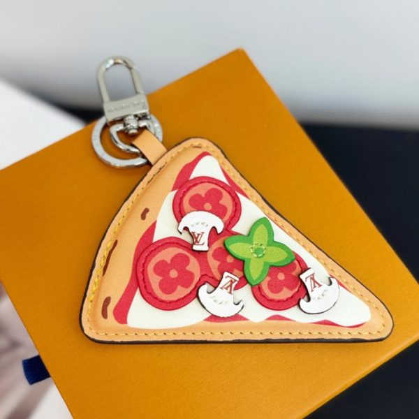 replica,repliche,fake,1:1,earrings,bracelet,ring,jewelry Portachiavi/ciondolo Mini Pizza – Portachiavi Pizza Louis Vuitton (GWF75B)