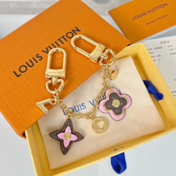 replica,repliche,fake,1:1,earrings,bracelet,ring,jewelry Portachiavi/ciondolo per borsa LV M01414 Blooming Flowers Chain (7MYLMR)