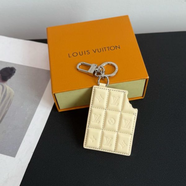 replica,repliche,fake,1:1,earrings,bracelet,ring,jewelry Nuovo prodotto M01478 Portachiavi Louis Vuitton Chocolate (4YJITO)