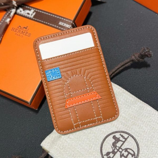 replica,repliche,fake,1:1,earrings,bracelet,ring,jewelry Nuovo porta carte magnetico MagSafe HERMES (KNY4HZ)