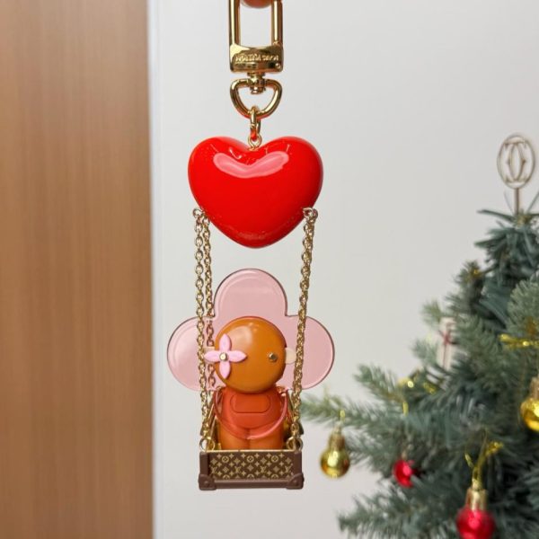 Nuovo arrivo M1990 Vivian Serie Natalizia Accessorio Bambola Portachiavi Peluche Girasole (FXQKZ5)