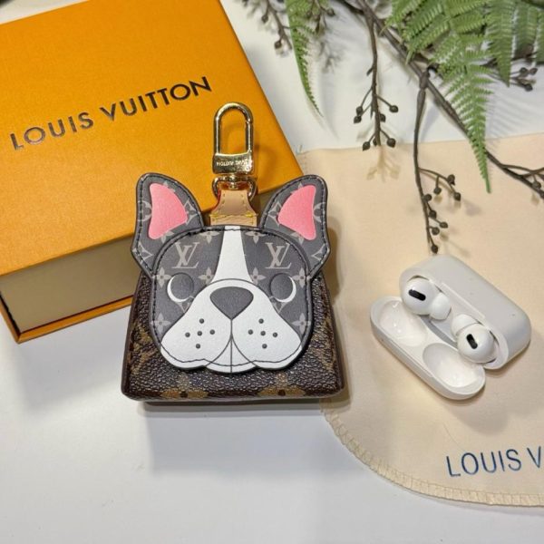 replica,repliche,fake,1:1,earrings,bracelet,ring,jewelry Nuovo portachiavi/ciondolo per borsa Louis Vuitton a forma di bulldog francese (H0W5D1)