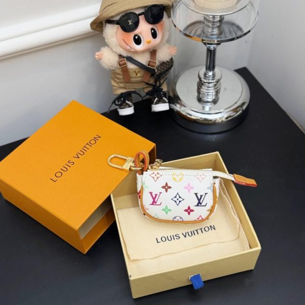 replica,repliche,fake,1:1,earrings,bracelet,ring,jewelry Nuovo arrivo M02460 Louis Vuitton xTM MICRO POCHETTE Mini Clutch Bag Charm (HZG1Y2)