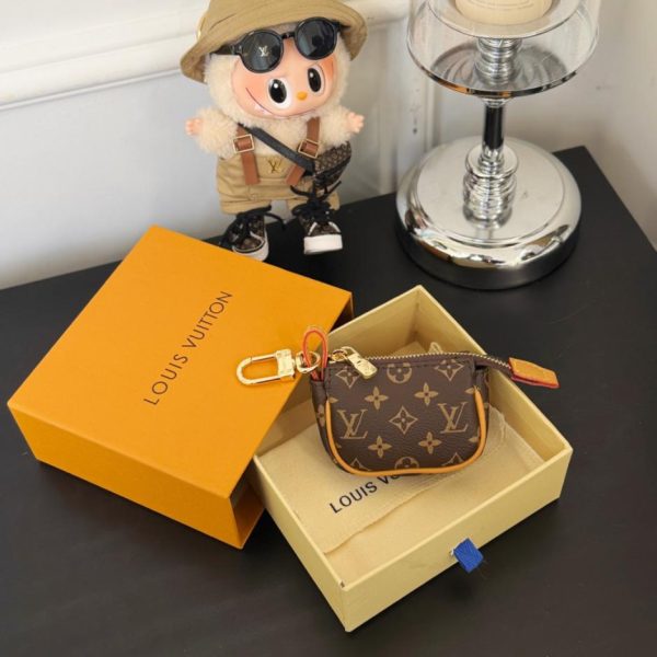 replica,repliche,fake,1:1,earrings,bracelet,ring,jewelry Nuovo arrivo M02460 Louis Vuitton xTM MICRO POCHETTE Mini Clutch Bag Charm (ZTW0KR)