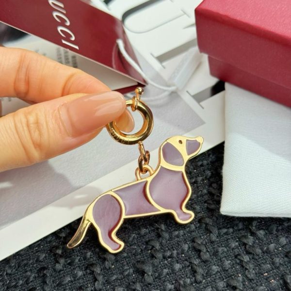 replica,repliche,fake,1:1,earrings,bracelet,ring,jewelry Nuovo portachiavi a forma di cucciolo Gucci (0KDR68)