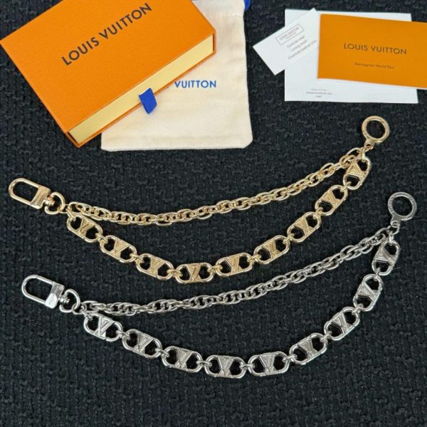 replica,repliche,fake,1:1,earrings,bracelet,ring,jewelry Nuovo portachiavi a catena lunga per borsa LOUIS VUITTON (GRD4O7)