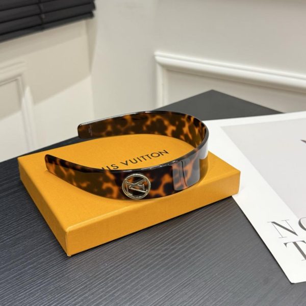 replica,repliche,fake,1:1,earrings,bracelet,ring,jewelry Fascia per capelli Louis Vuitton in acrilico (FD58JO)