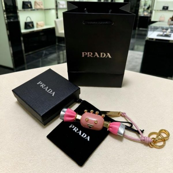 replica,repliche,fake,1:1,earrings,bracelet,ring,jewelry Ciondolo a forma di caramella Prada (Z7LKK7)